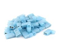 Sourcingmap 35 Pcs 6.3mm Angle Droit Drapeau L Style Isolé Borne à sertir Connecteur