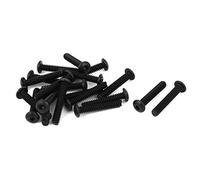 sourcingmap #4-40 x 5/8, acier rapide UNC -10.9 à tête hexagonale de 20 boutons