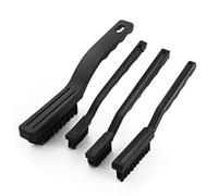 Sourcingmap 4 Dents Type conducteur Noir Terre ESD Anti-Statique avec Kit de pinceaux