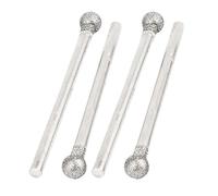 sourcingmap 4 mm de diamètre Tige de 2,35 mm, diamant tête montés Point 4 Embouts pour meulage