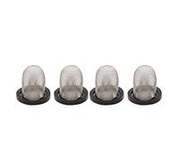 Sourcingmap 4 pcs Moto universel Scooter Huile moteur Passoire filtre à carburant Dé à Coudre en maille