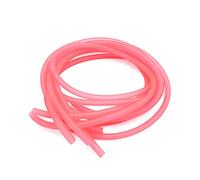 Sourcingmap® 4 pcs Rose 4,5 mm Diamètre intérieur Coque en silicone Huile Tuyau carburant Essence Tube Tuyau pour moto