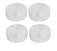 sourcingmap 4pcs 30mm Dia 10mm fil M8 épaisseur disque aluminium Quincaillerie table verre