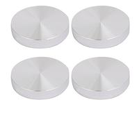 sourcingmap 4pcs 50mm Dia 10mm fil M8 épaisseur disque aluminium Quincaillerie table verre