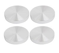 sourcingmap 4pcs 60mm Dia 10mm fil M8 épaisseur disque aluminium Matèriau table verre