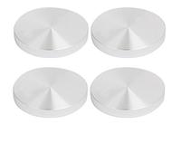 sourcingmap 4pcs 75mm Dia 10mm fil M8 épaisseur disque aluminium Matèriau table verre