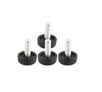 sourcingmap 4pcs Pieds de Nivellement Meuble Réglable Pied Réglable Patin de meuble Jambe Pied de Table Chaise Base Protection Plancher noir M8 x 20mm