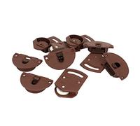 sourcingmap 5 Paires Roulette Placard Porte Coulissante Armoire Garde-robe Roue Guide Poulie Panneau