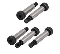 Sourcingmap® 5 PCS 40 CR en acier Bandoulière Boulon épaule 10 mm Dia 40 mm Filetage M8 x 13 mm de longueur épaule