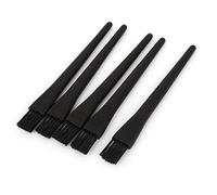 Sourcingmap 5 Pcs Noir Poignée de Plastique PCB ESD Anti Statique Nettoyage de Pussière Pinceau