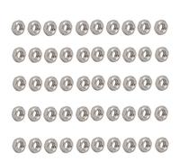 sourcingmap 50pcs 1/8"-40 Fil BSW 304 écrou hex acier Inox Ton Argent attache