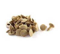 sourcingmap 50pcs Automobile Voiture Beige Rivets Plastiques Porte Clips de Fixation 7mm x 26mm