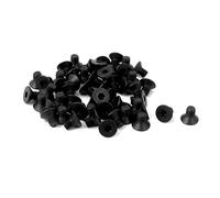 sourcingmap 50pcs M2.5x4mm Vis à tête fraisée plate à six pans creux hexagonale en 10.9 acier au carbone