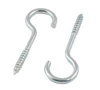 sourcingmap 5pcs Crochet à visser 3mm fil plafond vis crochet photo cintre lampe