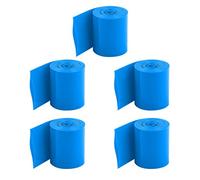 sourcingmap 5PCS Gaine Thermorétractable PVC Emballage Batterie 2 mètres 29.5mm Largeur PVC Thermo Rétractable Enveloppes Blue pour 1x18650 Batterie