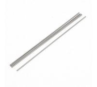 sourcingmap 5pcs Tige en acier de 1mm de diamètre 100mm de Long pour le remplacement du Stock de tour