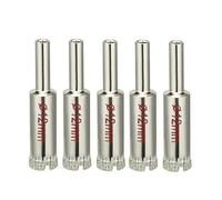 sourcingmap 5pcs Trépan Diamant Foret Scie Cloche 12mm diamant enduit Scie Cloche pour verre carreaux céramique marbre roche porcelaine