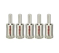 sourcingmap 5pcs Trépan Diamant Foret Scie Cloche 18mm diamant enduitScie Cloche pour verre carreaux céramique marbre roche porcelaine