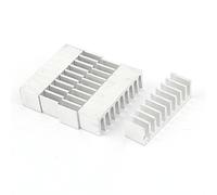 Sourcingmap 5X Argent Aluminium radiateur dissipateur Thermique Refroidisseur 35mmx10mmx10mm