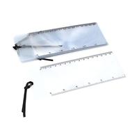 sourcingmap 6 Pcs Signet Souverain Loupe Lentille 3x Loupe Feuille