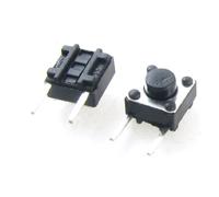 sourcingmap 6 x 6 x 5 mm interrupteur tactile à bouton poussoir momentané DIP 50pcs