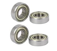sourcingmap 699Z unique acier inoxydable Roulement à billes à rainure profonde Diamètre 20mm 4pcs