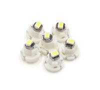 sourcingmap 6pcs Blanc 3020 T3 Tableau bord voiture LED ampoule lampe Instrument Intérieur