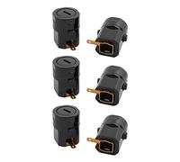 sourcingmap 6pcs Bouchon plast couvrir 7.9mmx6.8mm Trou Rectangle laiton porte-balai carbone