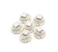 sourcingmap 6pcs LED Rouge voiture 5050 T4.7 Dash Dashboard Wedge Ampoule feu intérieur