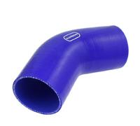 sourcingmap 70mm 7cm Refroidisseur 45 Degrés Silicone Coude Coupleur Durite Bleu