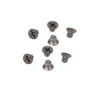 Sourcingmap 8 pcs M1.6 2 mm de longueur de filetage métrique à tête plate Phillips lecteur Vis en titane