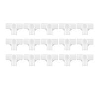 Sourcingmap à Chaussures Accessoires Connecteurs, 16 mm de diamètre intérieur 3 façons pour réparation assemblé Armoire, Remplacement des pièces 4 Way 2: 53mm x 36mm x 36mm 15pcs