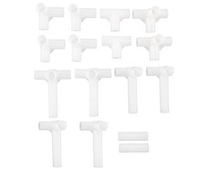 Sourcingmap à chaussures Accessoires Connecteurs Lot de 13 mm de diamètre intérieur pour réparation assemblé Armoire, remplacement des pièces 16 pcs