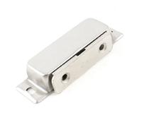 Sourcingmap a13061000ux0323 3,4 cm de Long pour porte Loquet à rouleau Double en métal argenté