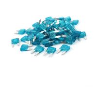 Sourcingmap A13071500ux0035 15 A Auto Moto Mini fusible à lame Bleu 60 pièces