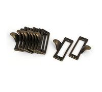 Sourcingmap a17011700ux0599 étiquette poignée, ton de bronze, Lot de 10 pièces