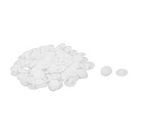 Sourcingmap a17031400ux0373 Lot de 80 vis rondes en plastique avec couvercle blanc 12 mm