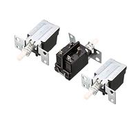 sourcingmap AC 250 V 5 A 4 broches à souder A-250 V DPST ON-OFF Bouton poussoir Interrupteur d'alimentation KDC-A04-2 Lot de 3