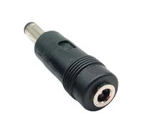 Sourcingmap Adaptateur de charge pour ordinateur portable Noir 4 x 1,7 mm femelle vers tête ronde 5,5 x 2,1 mm