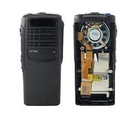 Sourcingmap Boîtier de Rechange sans Clavier pour Radio Portable Motorola HT750 Haut-Parleur et Micro Noir
