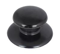 sourcingmap Bouton de Couvercle Cuisine Poignée de Couvercle Bouchon Casserole en plastique Noir