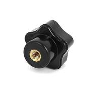 sourcingmap Bouton de serrage Filetage femelle 5 mm Diamètre de la tête 24 mm Vis étoile