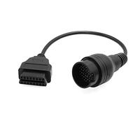 Sourcingmap Câble Adaptateur de Diagnostic OBD2 38 à 16 Broches 12 V CC