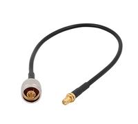 Sourcingmap® Câble coaxial RG58 adaptateur N mâle vers SMA femelle 40 cm
