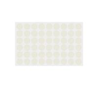 sourcingmap Cache Vis Auto Adhésif Vis Trou Autocollant pour Meuble Placard 21mm 54 en 1 Blanc