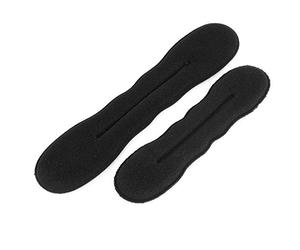 sourcingmap Cheveux Twisted Baguette Styling Queue de cheval Chignon Clip 2 en 1 Noir