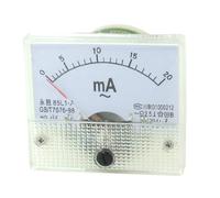 sourcingmap Classe 2.5 A 85L1 AC 0-20mA rectangulaire AMPEREMETRIQUE AMPERMETRE analogique pour ampèremètre