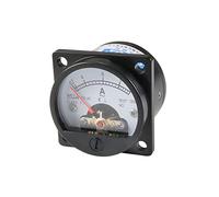 sourcingmap Classe De Précision 2,5 AC 0-10 A Panneau compteur analogique ampèremètre rond noir