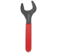 Sourcingmap Clé à tête plate à extrémité ouverte simple métrique de 46 mm Décalage de 15 degrés en forme de U Outil de démontage à tête plate petite avec tige rouge noircie pour réparation automobile