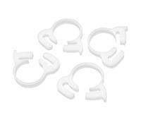 sourcingmap Collier de Serrage Tuyau Pince Clip Serre Joint 18,8 mm-21.6mm double cliquet fixation plastique 4 pcs